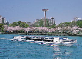 水上巴士阿克阿号 — 大阪城・中之岛巡游