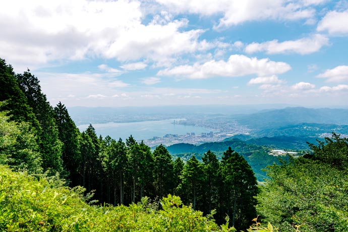 比叡山山頂的美景