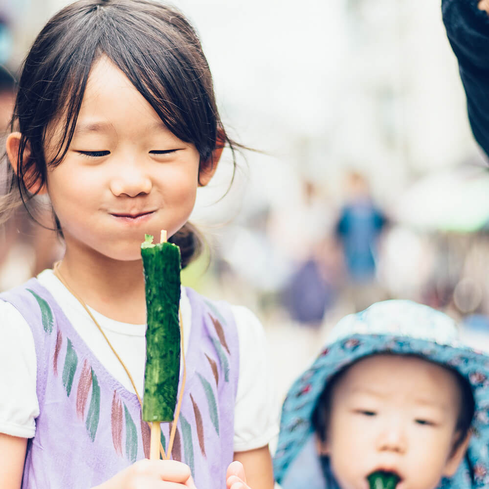 沿線の夏支度。