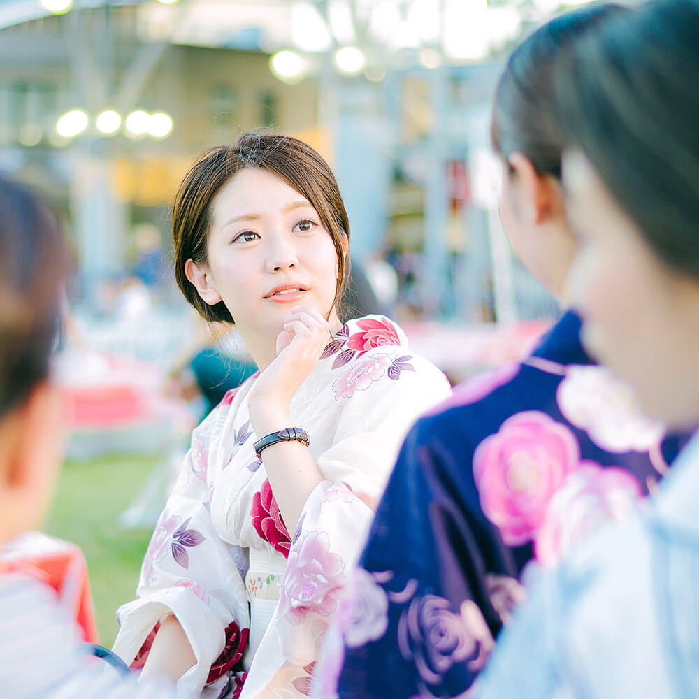 浴衣ガールと夏の宵。