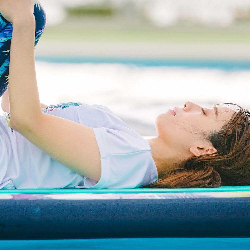 水面に揺れて。