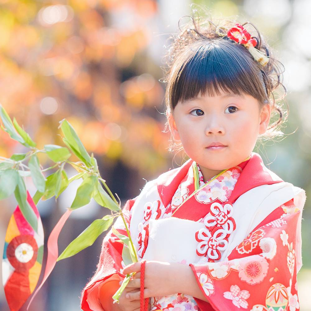 晴れの七五三。