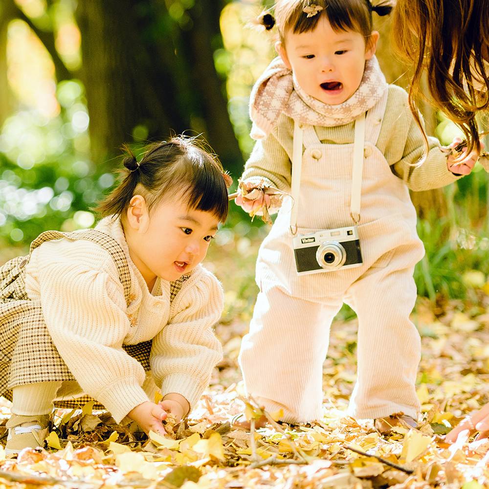 秋の色に包まれて。