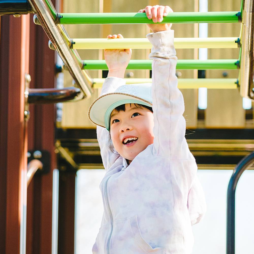 春の公園で元気ハツラツ！
