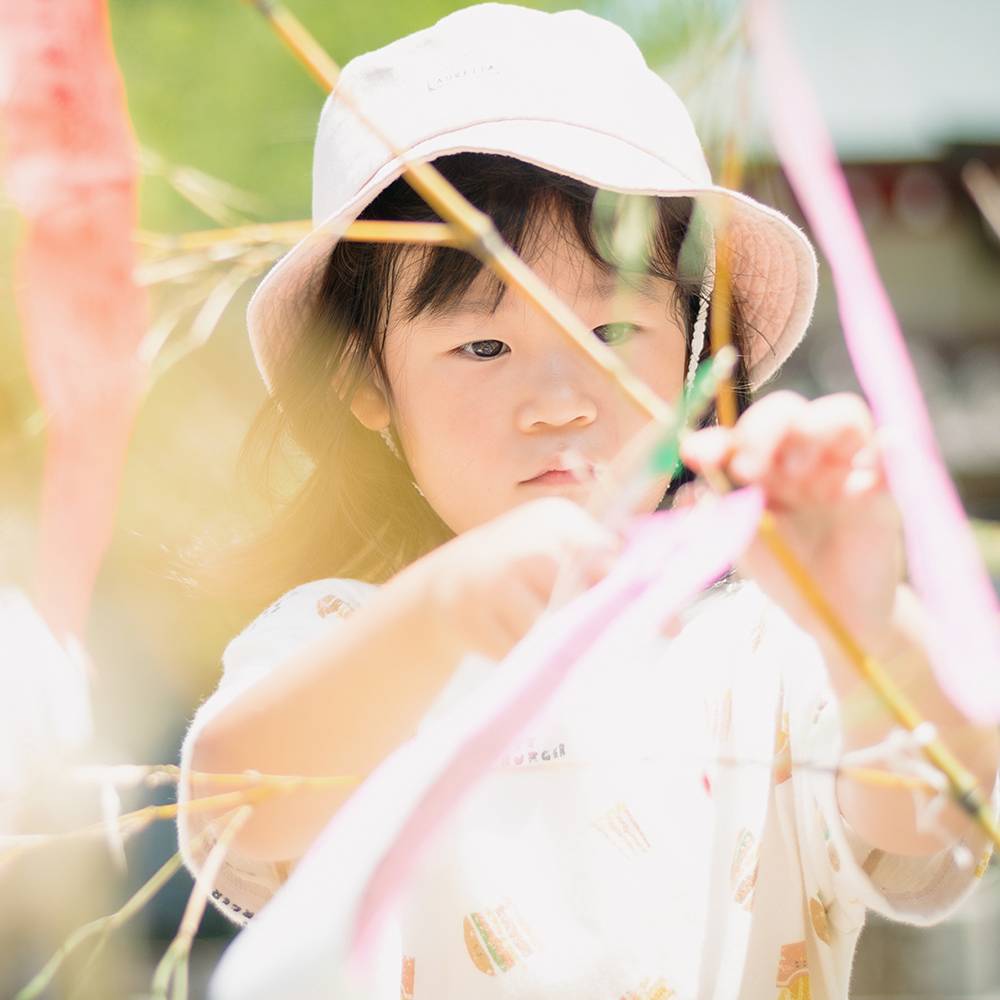 笹の葉揺れて。