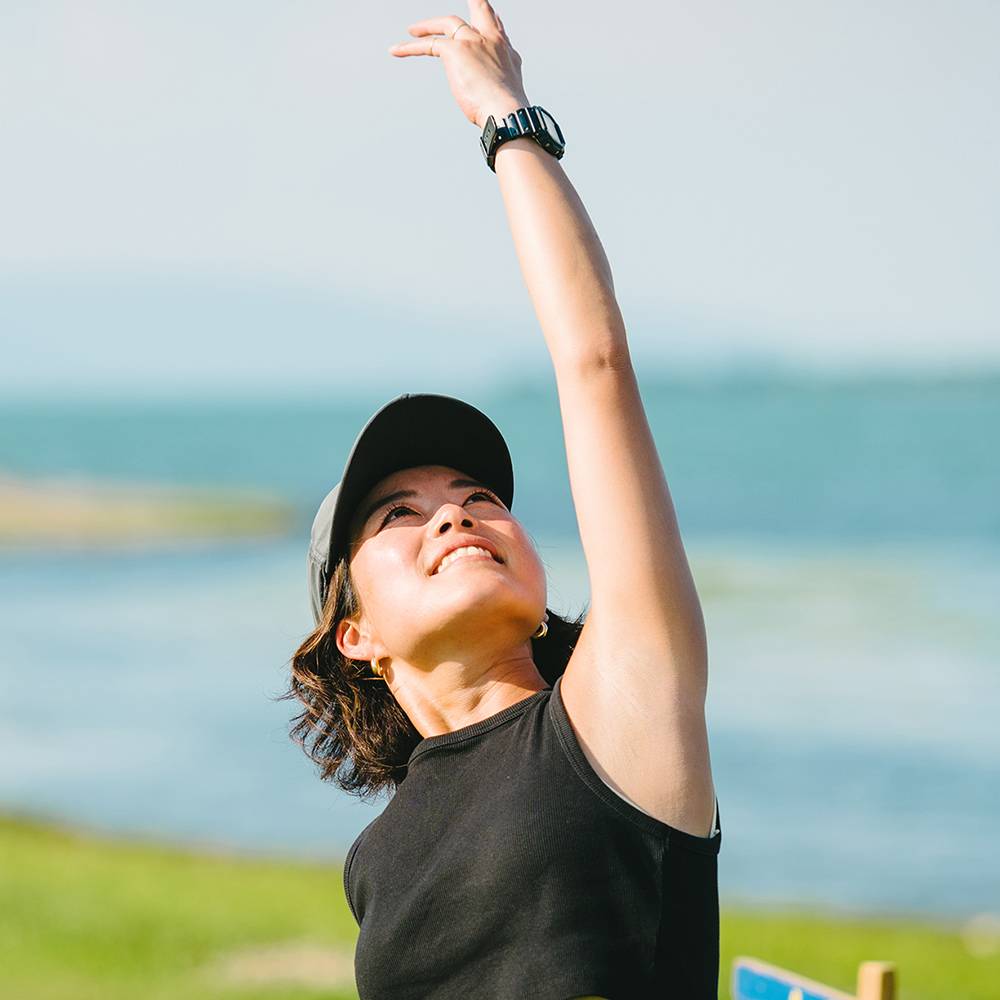 SUPの上でリラックス。