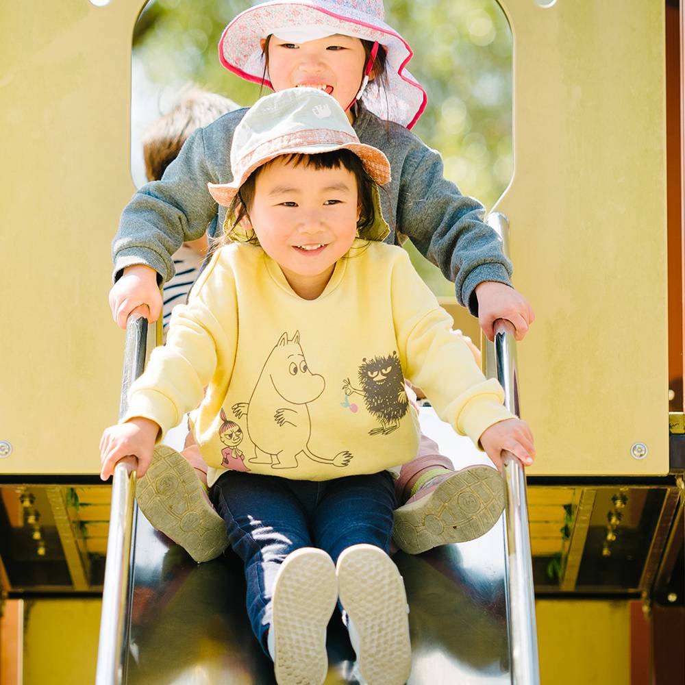 春の公園遊び。