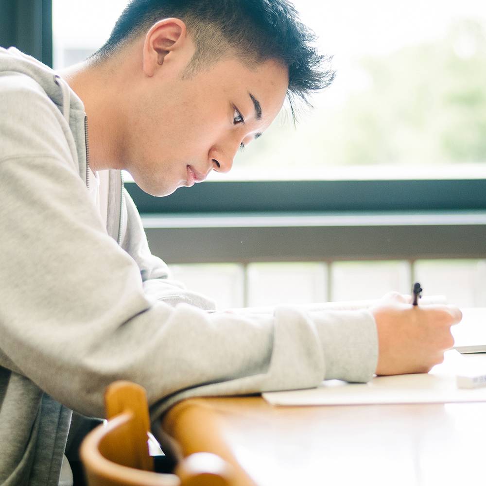 キャンパスの風景。