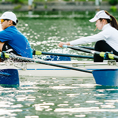 ボートに懸ける夏。
