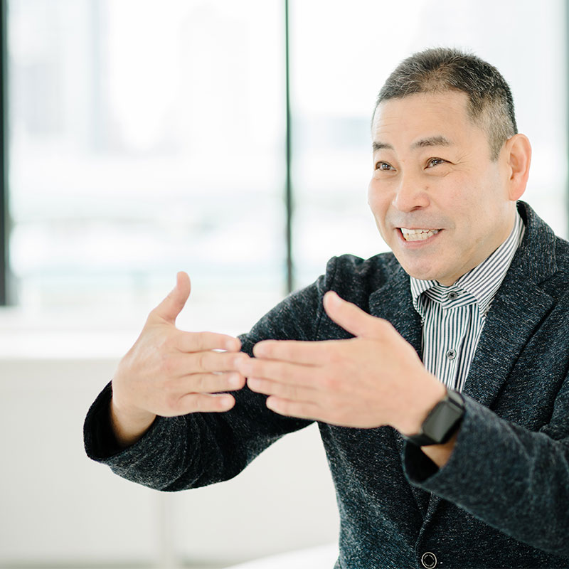 大阪水上バス株式会社 取締役 船舶部長 大江さん
