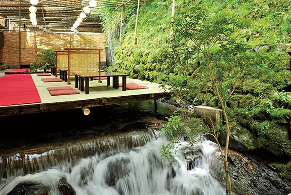 貴船 納涼川床料理コース