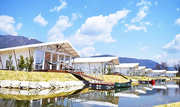 ありのままの自然に包まれる国定公園内の環境共生型リゾート｢エバーグレイズ琵琶湖｣
