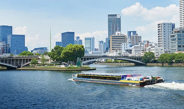 アクアライナーで大阪観光をすると川辺の生態系が豊かになっていく