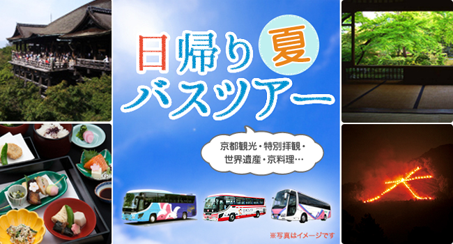 夏 日帰りバスツアー