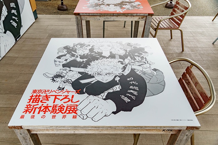 ひらパーで開催中の「東京卍リベンジャーズ 描き下ろし新体験展 最後の世界線」