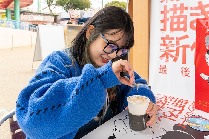 ひらパーで開催中の「東京卍リベンジャーズ 描き下ろし新体験展 最後の世界線」