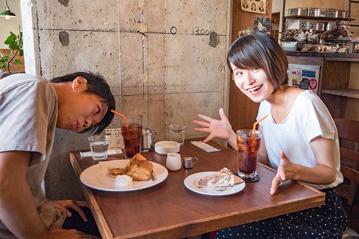 about a coffee（アバウト ア コーヒー）のコーヒー、ケーキ、スコーン