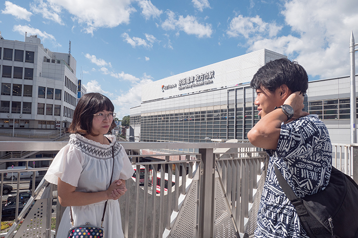 枚方市駅で待ち合わせ