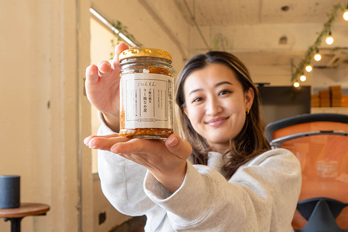 『ご飯の親友ラー油なめ茸』を選んだリナティ