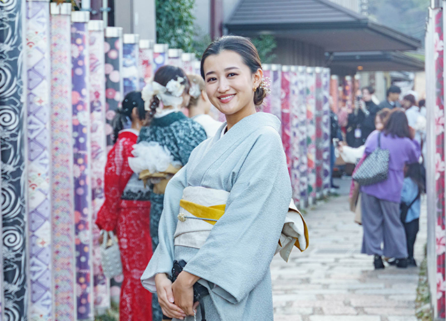 ひらつー女子がいく！嵐電「嵐山駅」と周辺のグルメを食べ歩き！はんなり着付け体験も