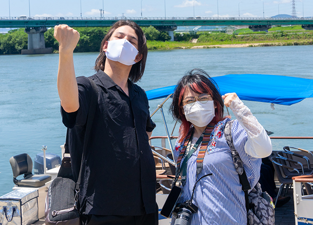 枚方から天満橋まで、優雅な船旅！せっかくなんでローラースケートと競ったらどっちが早く着くか検証してみました