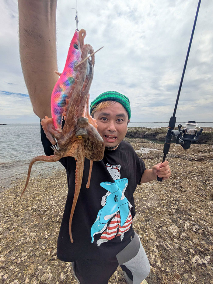 タコを釣ったすどん