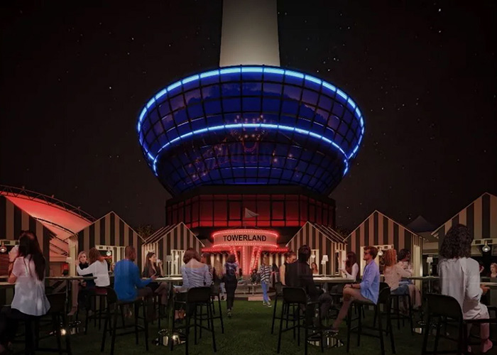 夜のTOWERLAND（タワーランド）