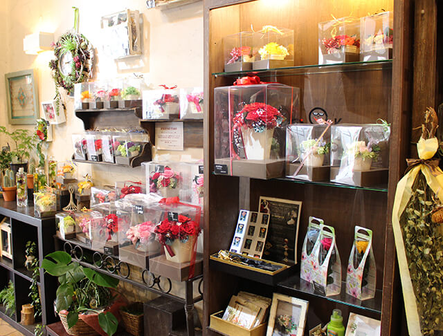 flowershopあすか風 / フラワースクールあすか花倶楽部の店内