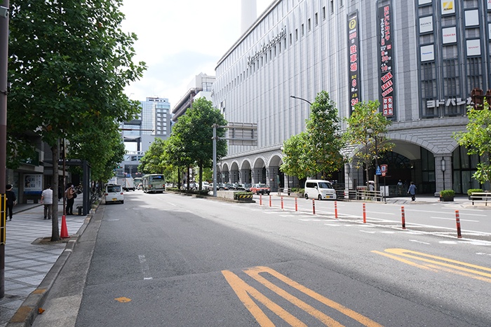 JR京都駅からでも北へ歩いて5分