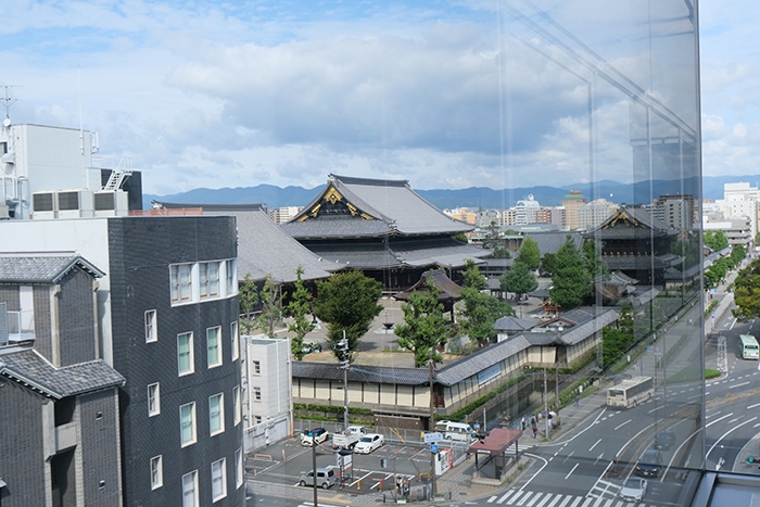 「サービスオフィスW 京都駅前」からの眺め