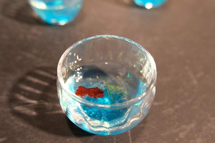 「金魚鉢風ゼリー」