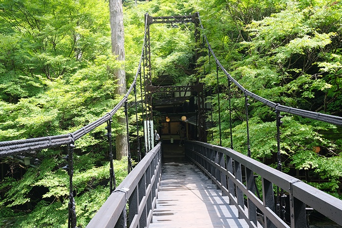 清滝川の吊り橋