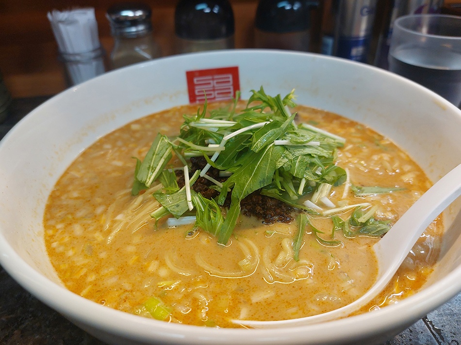 天満橋ササラ「金胡麻担担麺」