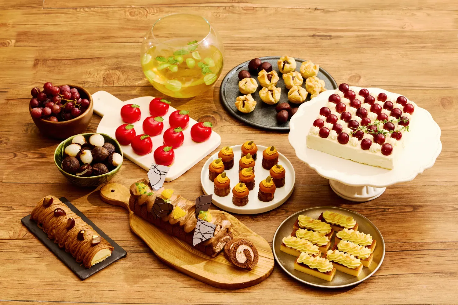 秋のスイーツ盛り合わせ