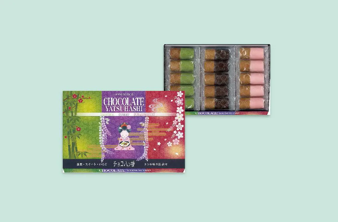 チョコ八ッ橋箱