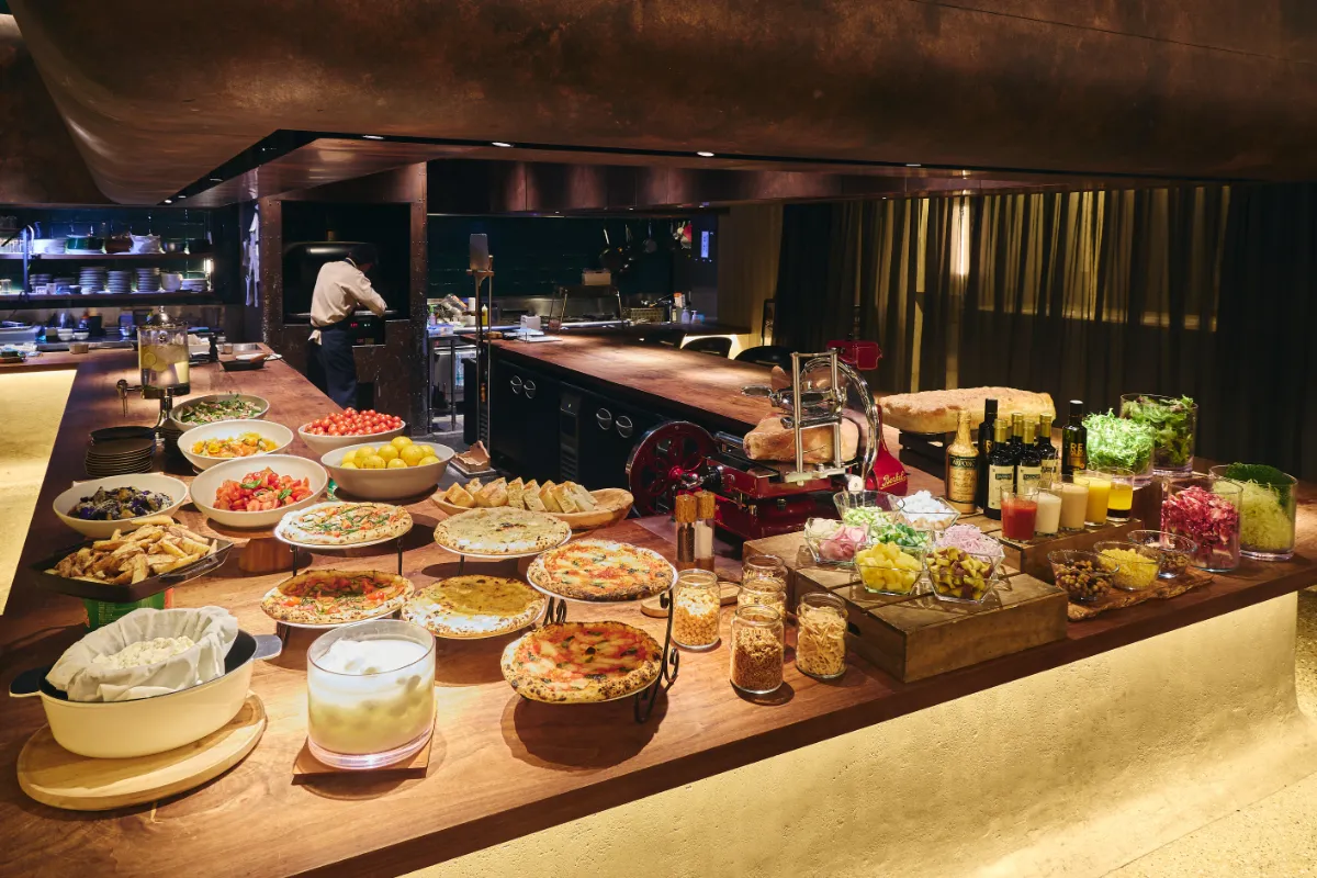 ピッツァとアンティパスト