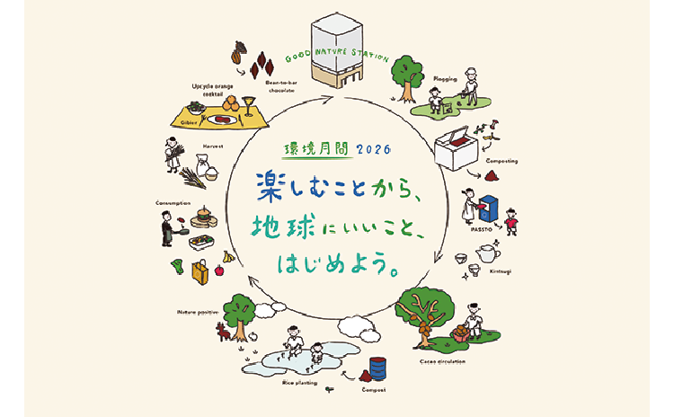 環境月間2026 楽しむことから、地球にいいこと、はじめよう。
