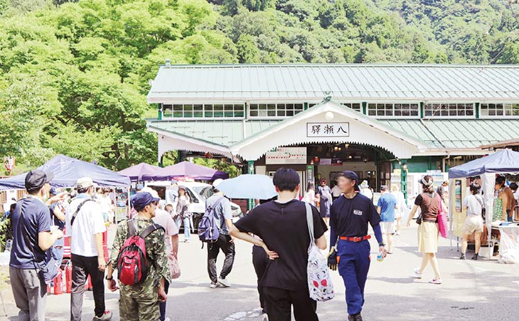 八瀬えいでん夏まつりのようす