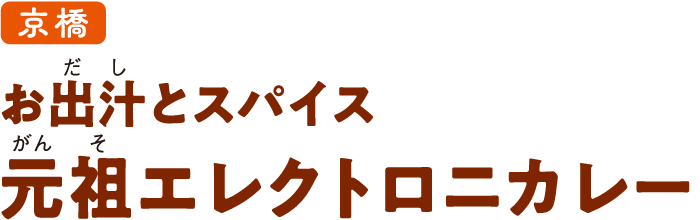 京橋 お出汁とスパイス 元祖エレクトロニカレー