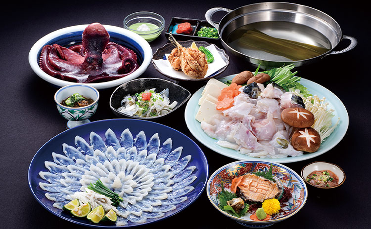 豪華ふぐ料理付きのふぐづくしプラン