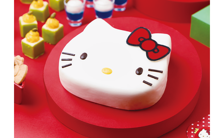 「HELLO KITTYの“はい、チーズ！”ケーキ」