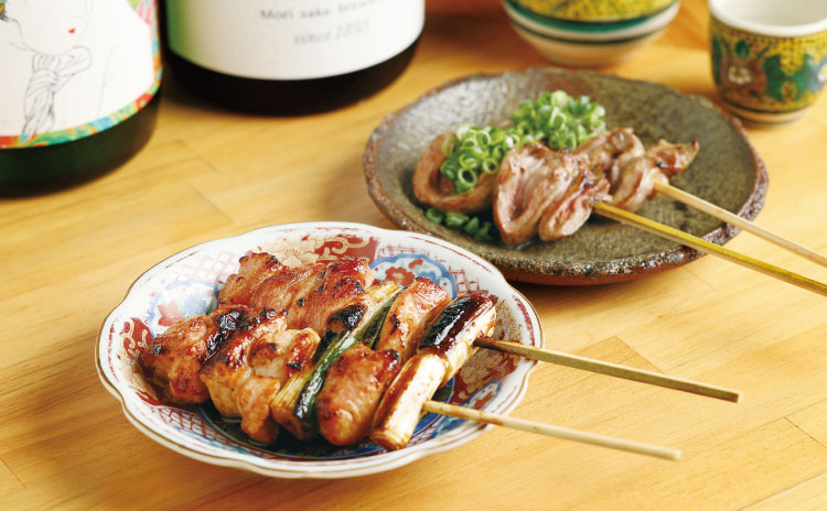 ねぎま(タレ)/308円 はつ/242円 ※注文は2本から