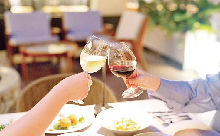 Hyssop 乾杯の様子