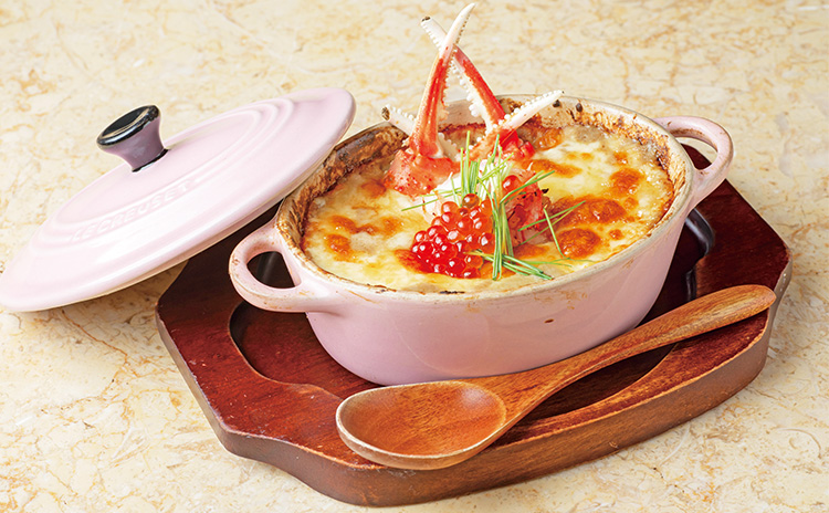 北海道カニ味噌たっぷりズワイガニグラタン/1,650円