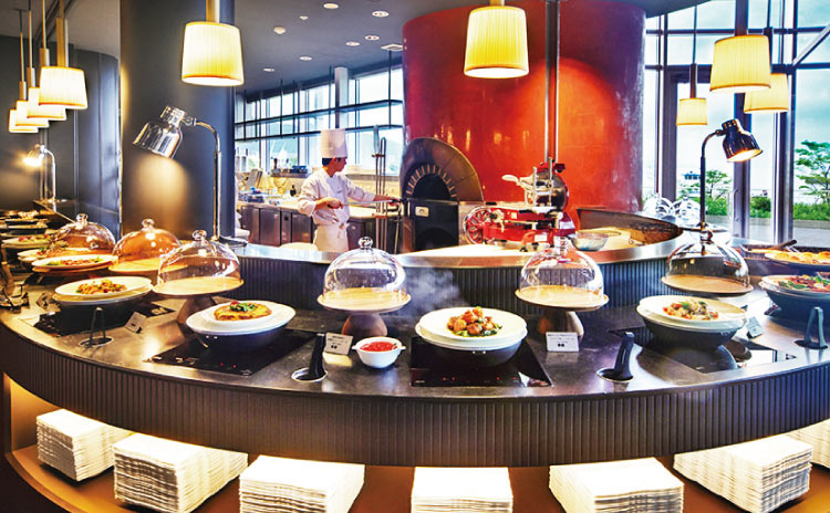 開放的な空間でゆったり過ごせます