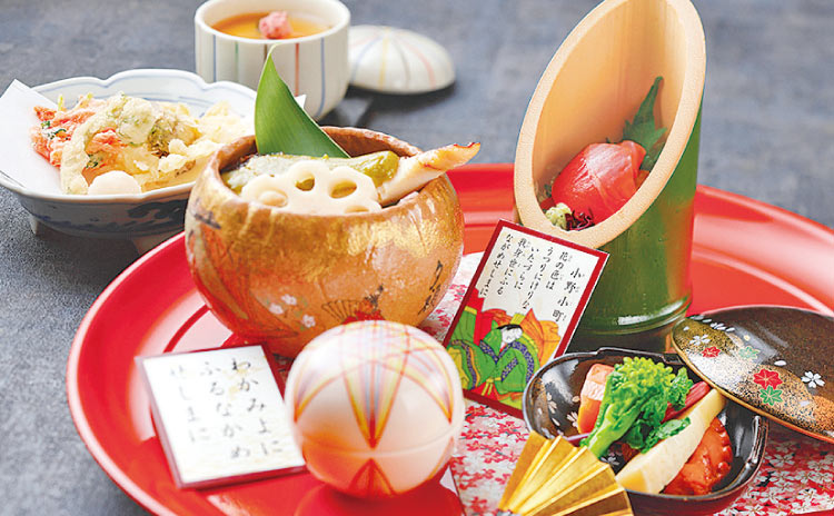 「百人一首ランチ 春の宴」