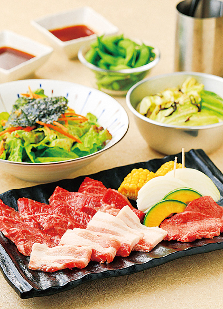 BBQプランでは、黒毛和牛を味わえます