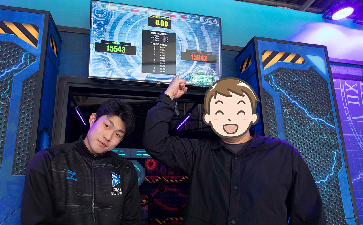 かなり僅差ではあるものの…野添選手もしょんぼり顔に。