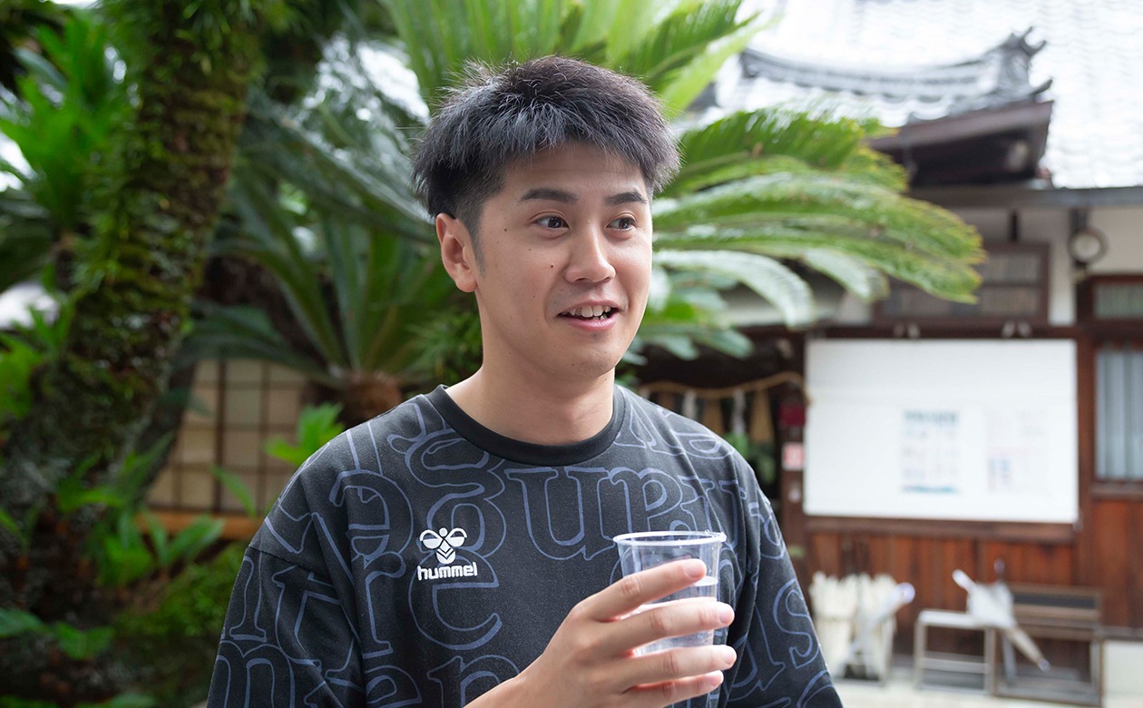 「やっぱり香りが違うね（笑）！」と、さすが“違いのわかる男”中村選手！
