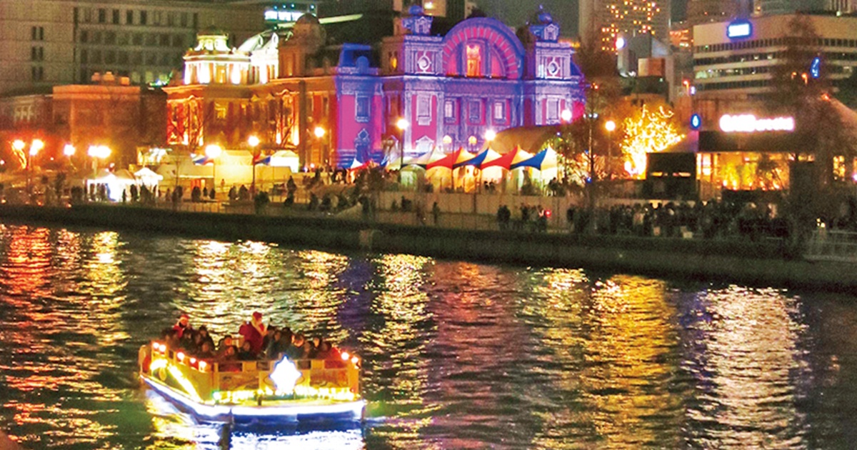 中之島の夜景と音楽を船上から楽しむクルーズ【大阪】｜おでかけ｜K